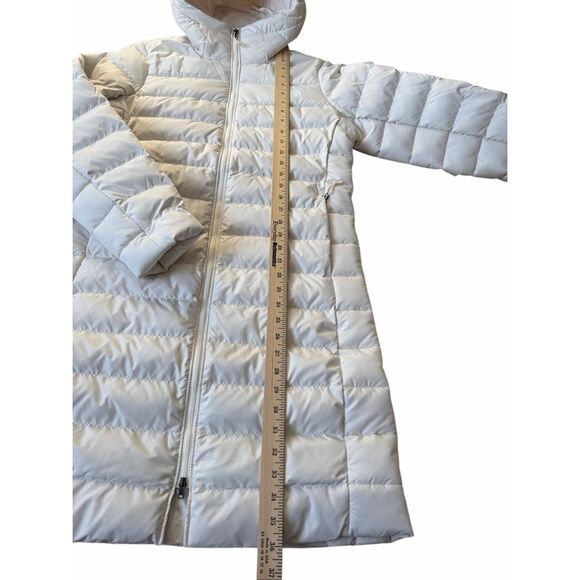 North Face Parka Aconcagua NEW Hooded Down Fill White Dune Women’s size Medium - Picture 8 of 14